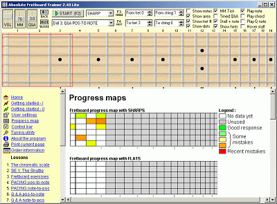 Absolute Fretboard Trainer Screenshot